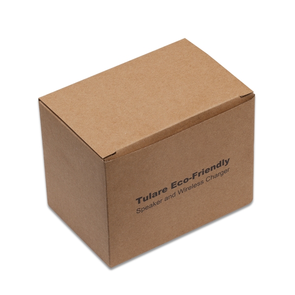 Eco Friendly 2-in-1 Bamboo Wireless Charger and Cement Speaker... from ASI 90154 Sunjoy Group Inc