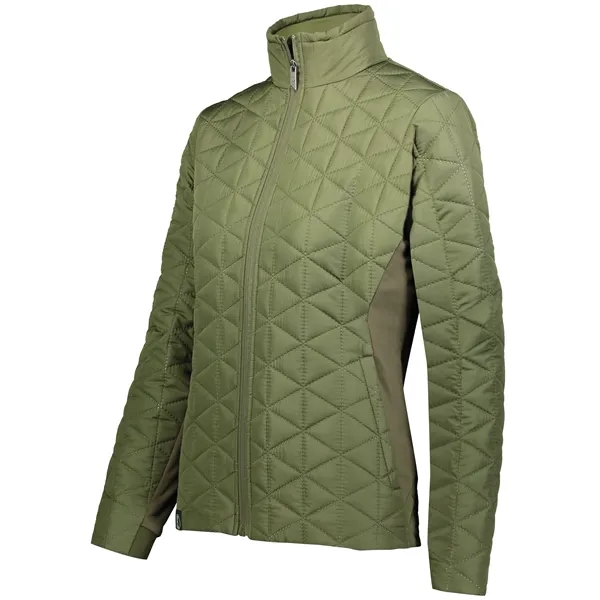 The Ladies Eco Jacket is made from 100% polyester MicroTec woven... from ASI 37461 Augusta Sportswear / Holloway Sportswear