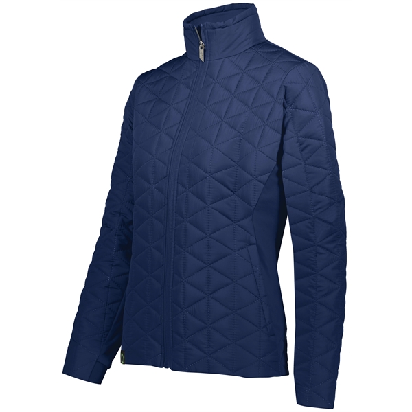 The Ladies Eco Jacket is made from 100% polyester MicroTec woven... from ASI 37461 Augusta Sportswear / Holloway Sportswear