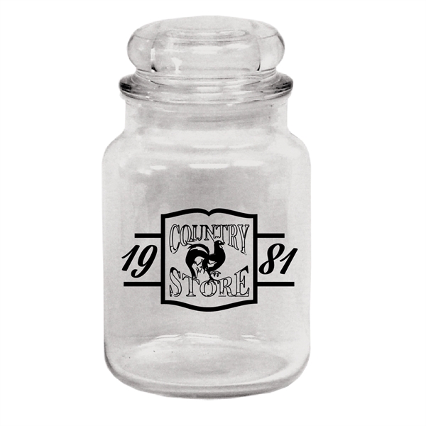 Clear glass jar, 26 Oz.... from ASI 74245 Nordic Co Inc / Nordic Nordic Promos