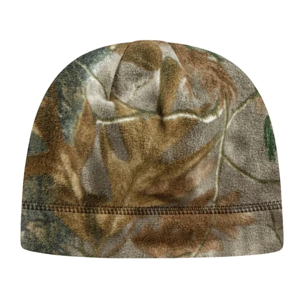 Polyester microfleece beanie with RealTree® camouflage print and anti-pill finish.... from ASI 43792 Cap America Inc