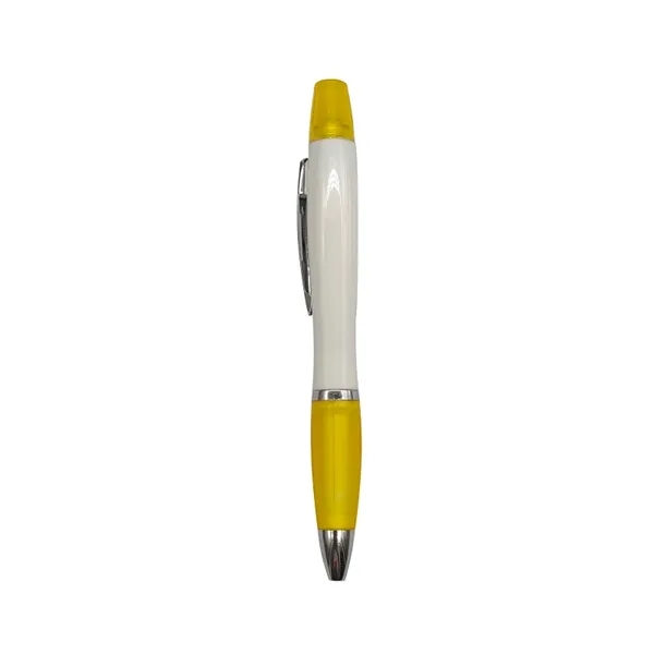 2-in-1 ballpoint pen and highlighter plus 1c1p silkscreen imprint plus ground... from ASI 37218 Athena Promo (tm)
