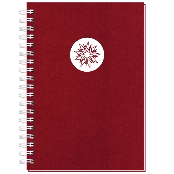 7" x 10" Classic journal with die cut heavyweight cover, printed... from ASI 50873 Drum-Line / Drum-line Inc