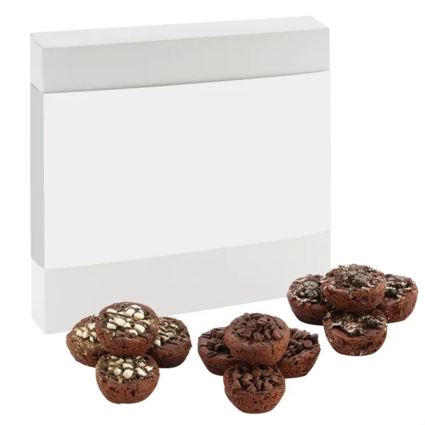 Brownie Bites Gift Box with 12 individually wrapped brownies with decadent... from ASI 71685 Midnite Snax®