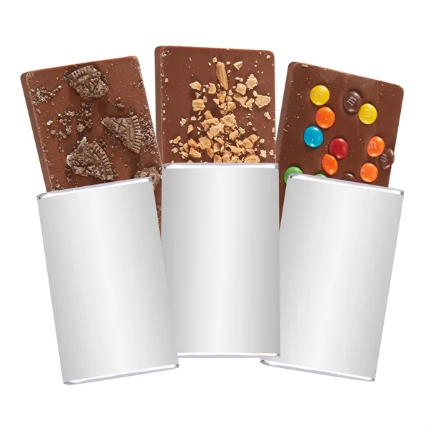 1 oz. Belgian milk chocolate bar sets of three, four, or... from ASI 71685 Midnite Snax®