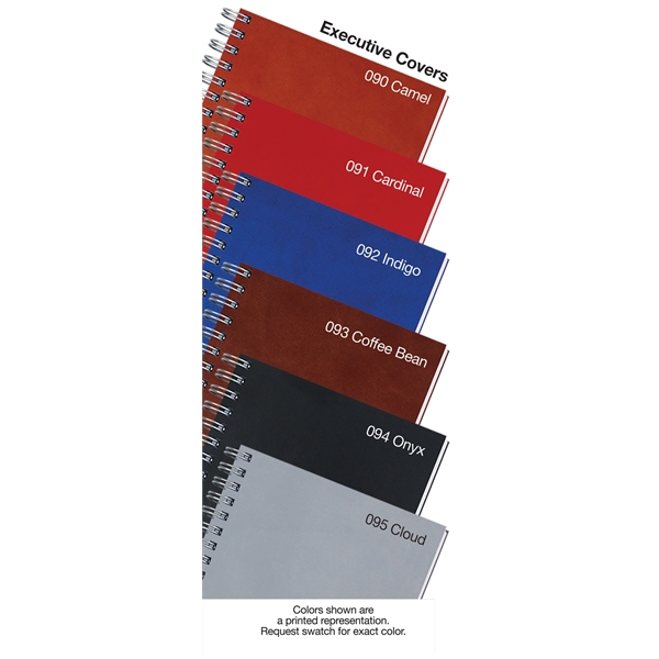 Executive 4" x 6" journal with supple leather like cover, 100... from ASI 50873 Drum-Line / Drum-line Inc