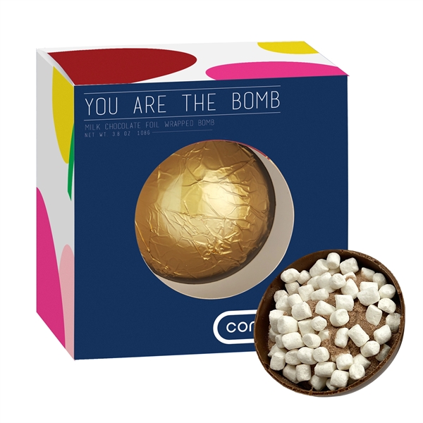 Mega Hot Chocolate Bomb Window Box with Foil available in three... from ASI 71685 Midnite Snax®