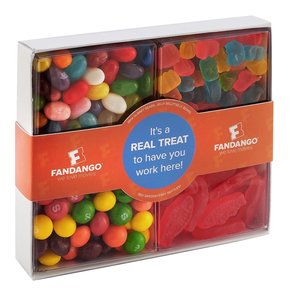 4 Way Candy Confections Box with gummy bears, jelly beans, and... from ASI 71685 Midnite Snax®