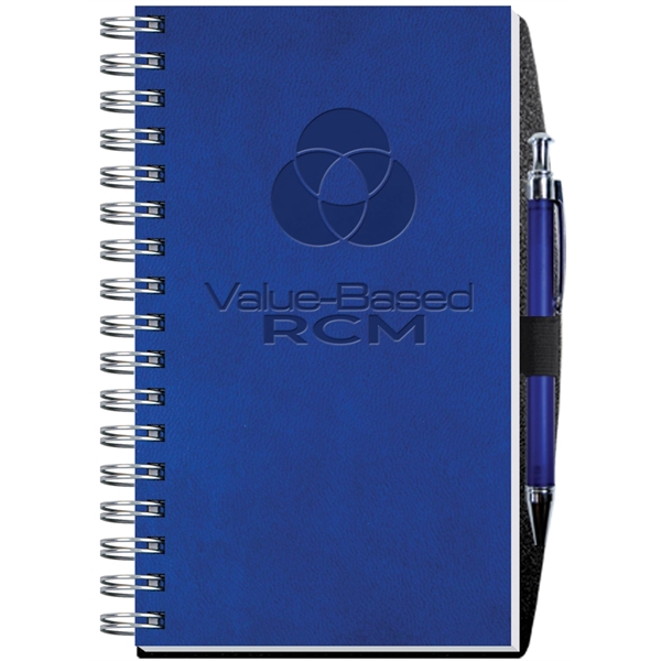 This 5 1/4" x 8 1/4" executive Journal has a cover... from ASI 50873 Drum-Line / Drum-line Inc