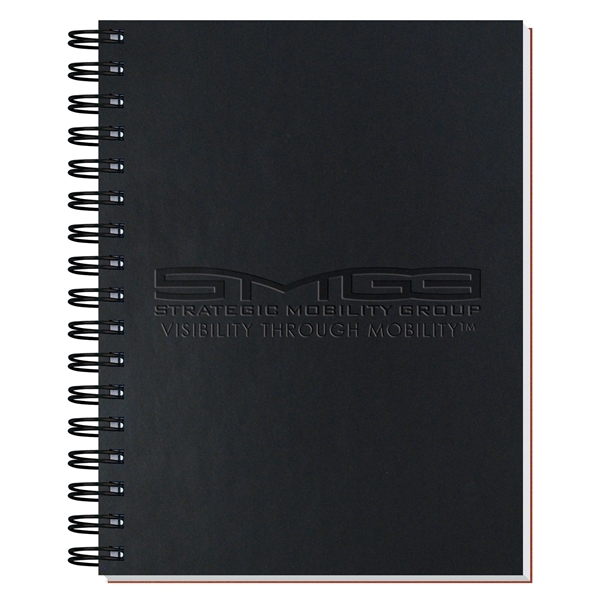 Executive 6 1/2" x 8 1/2" journal with supple leather like... from ASI 50873 Drum-Line / Drum-line Inc