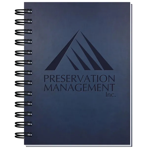 Executive 6 1/2" x 8 1/2" journal with supple leather like... from ASI 50873 Drum-Line / Drum-line Inc