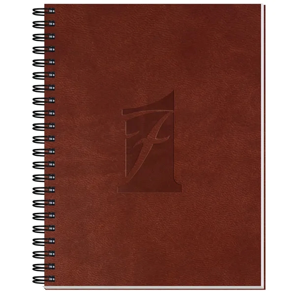Executive 8 1/2" x 11" journal with leather like cover and... from ASI 50873 Drum-Line / Drum-line Inc