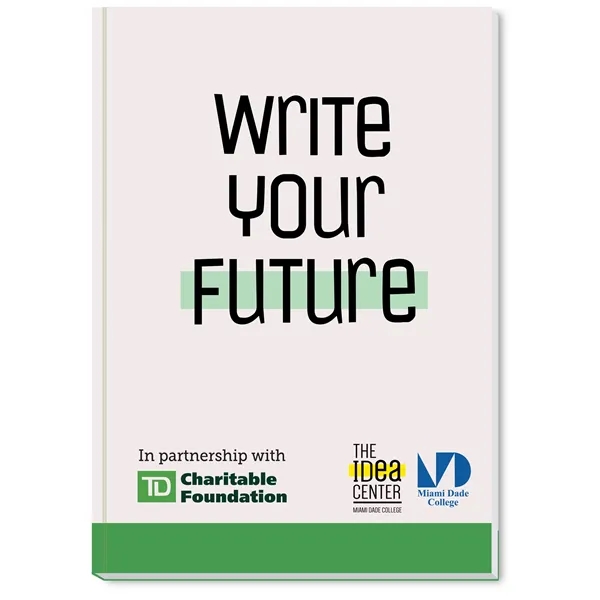 Full color perfect journal with pen and 100 sheets.... from ASI 50873 Drum-Line / Drum-line Inc