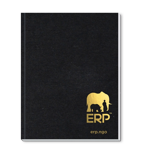 Perfect bound journal with flexible cover and pen. 100 sheets.... from ASI 50873 Drum-Line / Drum-line Inc