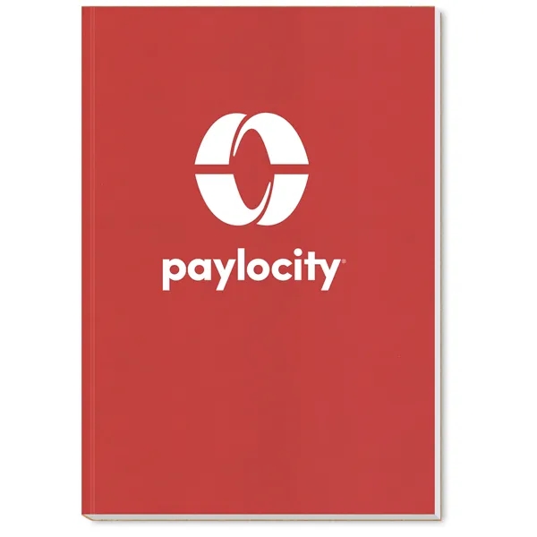 Perfect bound journal with flexible cover and pen. 100 sheets.... from ASI 50873 Drum-Line / Drum-line Inc