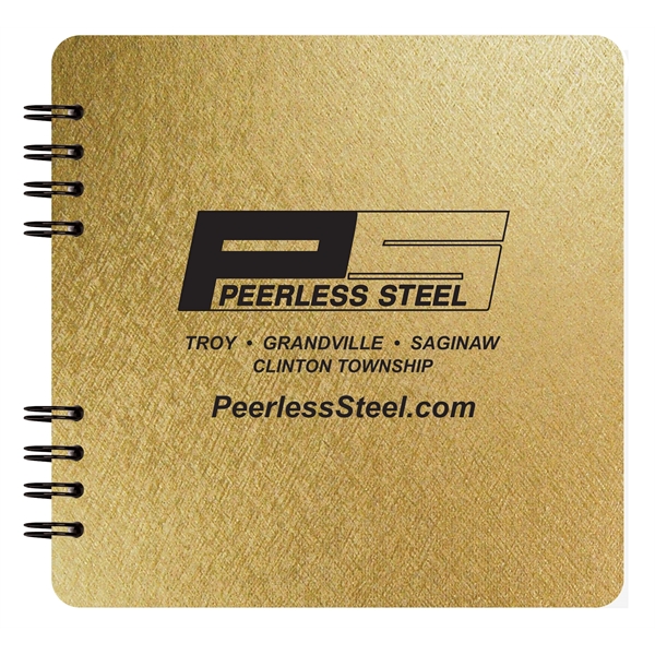 Classic heavyweight square journal with 50 sheets of white 20 lb.... from ASI 50873 Drum-Line / Drum-line Inc