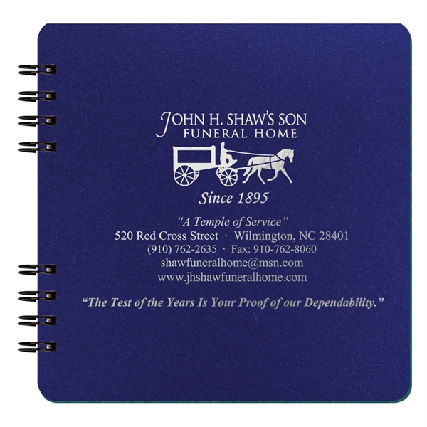 5" x 5" square poly journal with 50 sheets.... from ASI 50873 Drum-Line / Drum-line Inc