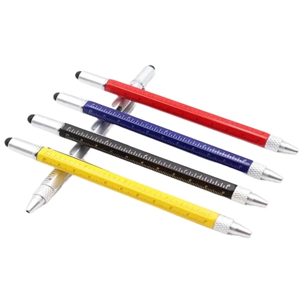 6 in 1 multifunction tool pen plus 1 color silkscreen imprint... from ASI 37218 Athena Promo (tm)