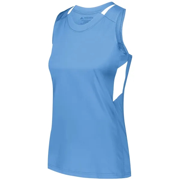 Ladies Crossover Tank with 84% polyester/16% spandex knit with color secure®... from ASI 37461 Augusta Sportswear