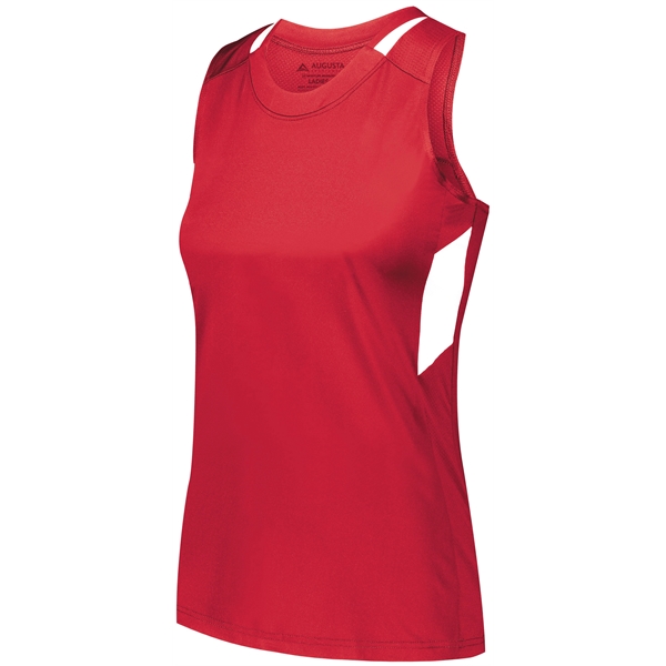 Ladies Crossover Tank with 84% polyester/16% spandex knit with color secure®... from ASI 37461 Augusta Sportswear