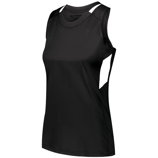 Ladies Crossover Tank with 84% polyester/16% spandex knit with color secure®... from ASI 37461 Augusta Sportswear