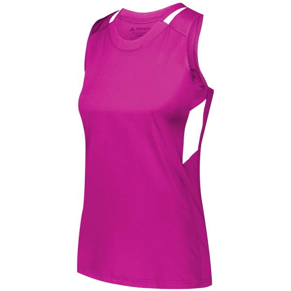 Ladies Crossover Tank with 84% polyester/16% spandex knit with color secure®... from ASI 37461 Augusta Sportswear