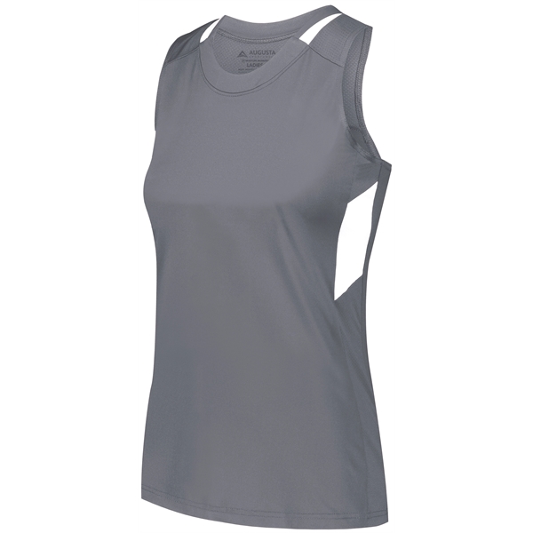 Ladies Crossover Tank with 84% polyester/16% spandex knit with color secure®... from ASI 37461 Augusta Sportswear