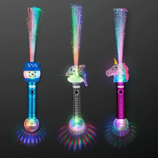 Mystical Magical Fiber Optic Wands; Blank and Imprinted Pricing... from ASI 34194 ALightPromos