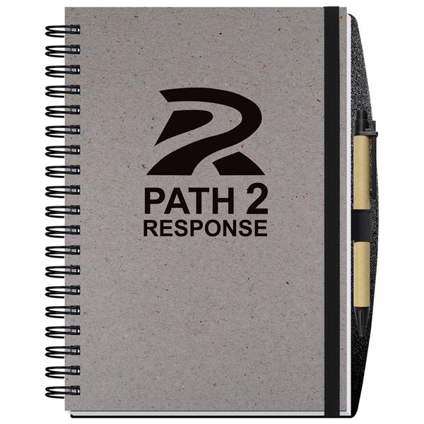 Recycled 7" x 10" journal with 100 ruled sheets and cardboard... from ASI 50873 Drum-Line / Drum-line Inc