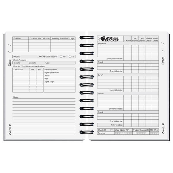 Full Color Wellness Journal with Pen... from ASI 50873 Drum-Line / Drum-line Inc
