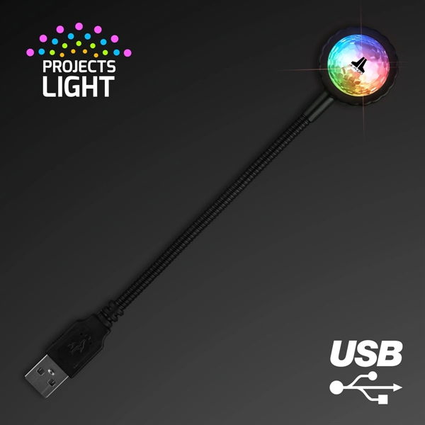 USB Party Light Mini Disco Ball, 9 Settings; Blank Pricing... from ASI 34194 ALightPromos