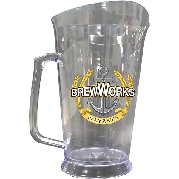 custom pitcher is made from high quality durable crystal styrene plastic.... from ASI 62677 iline PROMO (The Innovative Line) / iline (The Innovative Line)