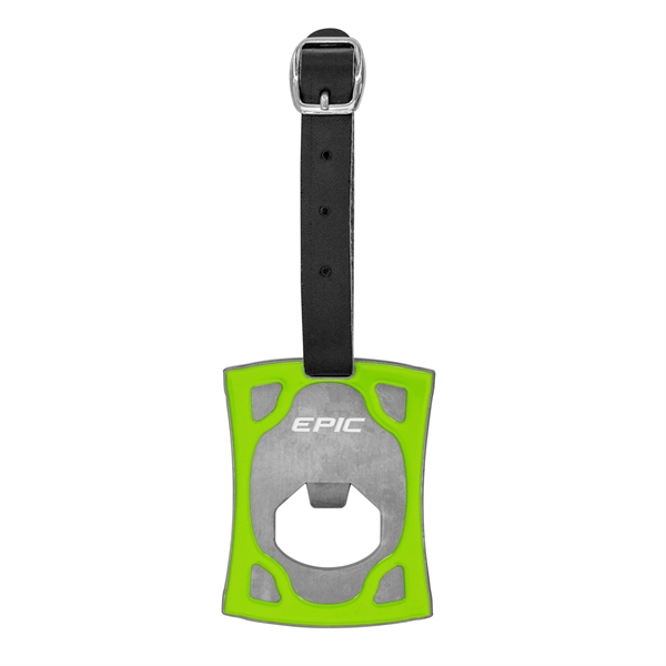 2.5" x 2.5" x 2mm alloy metal golf bag tags with... from ASI 52263 EMT