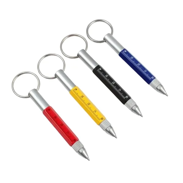 4-in-1 multifunction tool pen plus 1 color silkscreen imprint or laser... from ASI 37218 Athena Promo (tm)