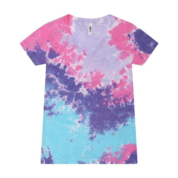 Colortone Women's Tie-Dyed V-Neck T-Shirt... from ASI 84358 S&S Activewear