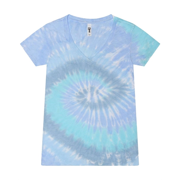 Colortone Women's Tie-Dyed V-Neck T-Shirt... from ASI 84358 S&S Activewear