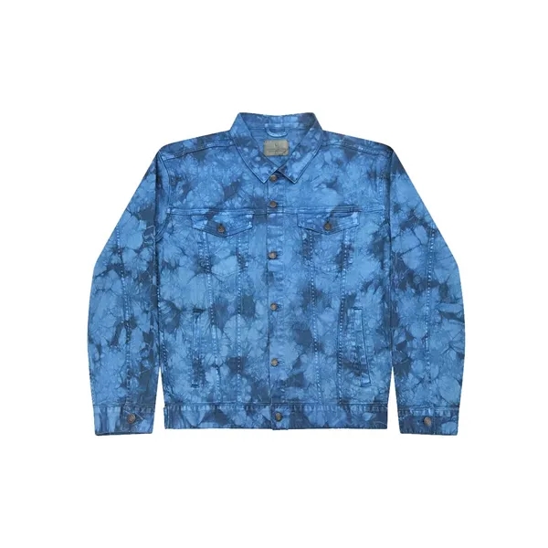 Colortone Tie-Dyed Denim Jacket... from ASI 84358 S&S Activewear