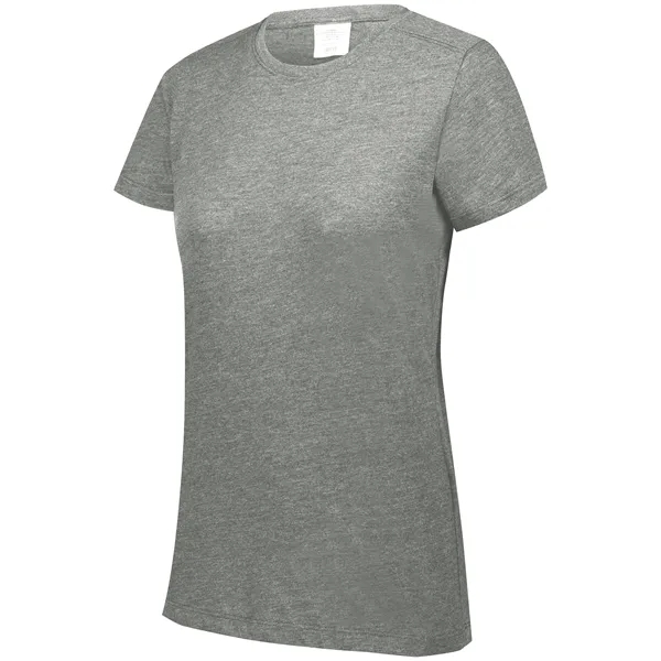 Ladies Tri-Blend T-Shirt with 50% polyester/38% cotton/12% rayon tri-blend knit.... from ASI 37461 Augusta Sportswear