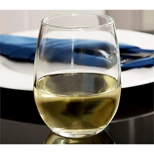 9 oz. arc stemless wine glass plus free 1 color silkscreen... from ASI 37218 Athena Promo (tm)