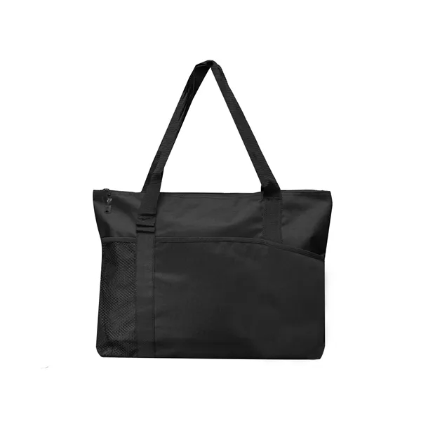 20" x 14" x 2.25" polyester mesh handled tote bag with... from ASI 37980 Bagworld
