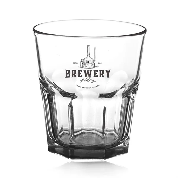 12.5 oz. clear whiskey glass with hexagon shaped body.... from ASI 39552 BEL Promo