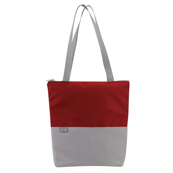Contempo two-tone tote bag is simple & unique.... from ASI 46420 Continental Mkting Svc Inc