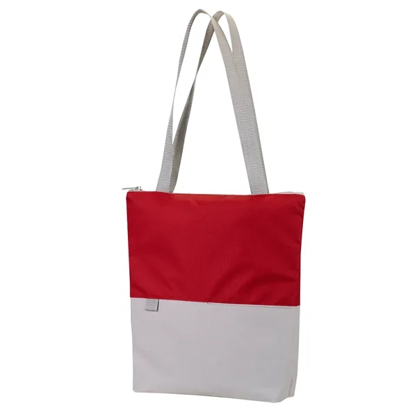 Contempo two-tone tote bag is simple & unique.... from ASI 46420 Continental Mkting Svc Inc