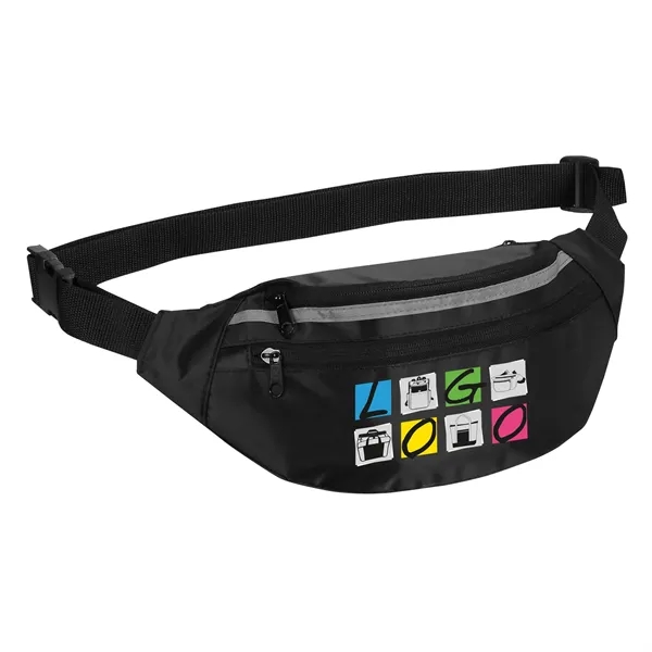 Three zippered fanny bag offers convenient, secured storage pockets.... from ASI 46420 Continental Mkting Svc Inc