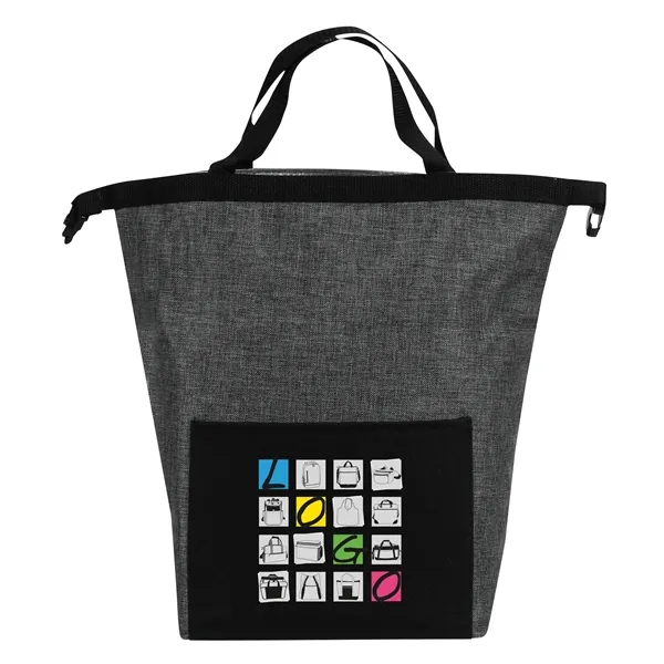 This soft cooler bag features w/ roll top closure & snap... from ASI 46420 Continental Mkting Svc Inc