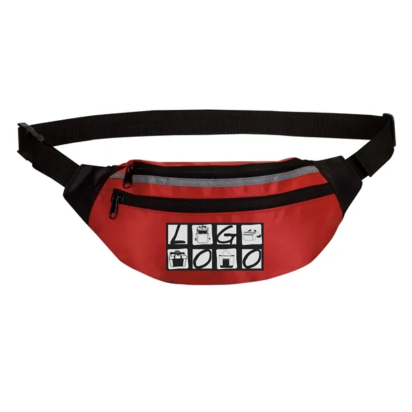 Three zippered fanny bag offers convenient, secured storage pockets.... from ASI 46420 Continental Mkting Svc Inc