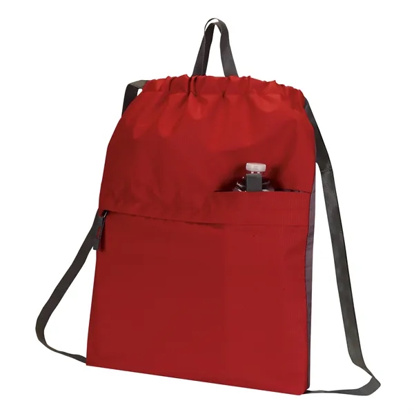 Contempo Drawstring Backpack is a simple & unique cinch closure sport... from ASI 46420 Continental Mkting Svc Inc