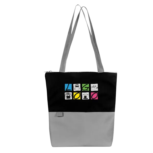 Contempo two-tone tote bag is simple & unique.... from ASI 46420 Continental Mkting Svc Inc