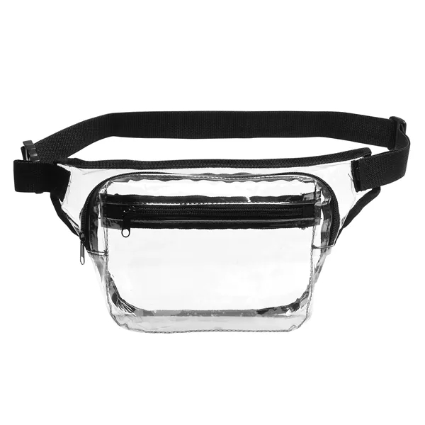 Clear crossbody/waist sports fanny bag is ideal for most stadium/event rules... from ASI 46420 Continental Mkting Svc Inc