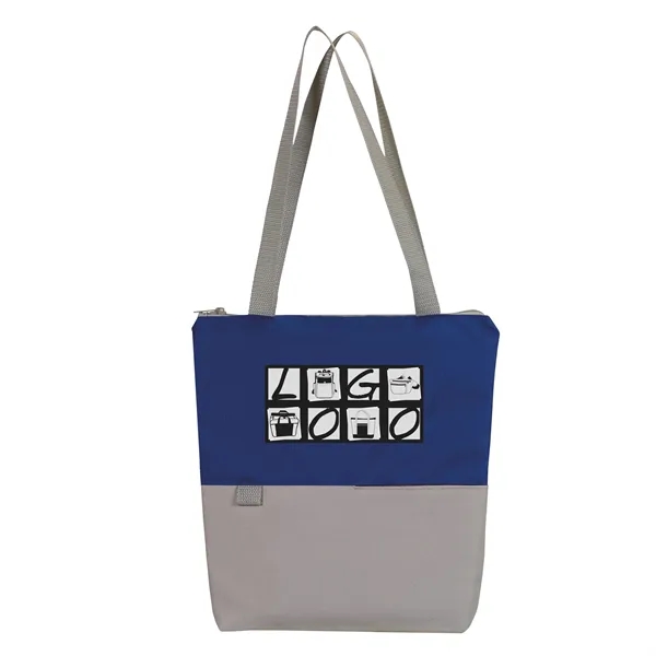 Contempo two-tone tote bag is simple & unique.... from ASI 46420 Continental Mkting Svc Inc